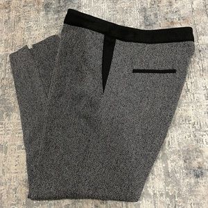 H&M Cropped Tuxedo Style Dress Pants